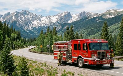 Officials in Colorado downgraded evacuation orders to warnings after firefighters contained a small wildfire south of Estes Park.